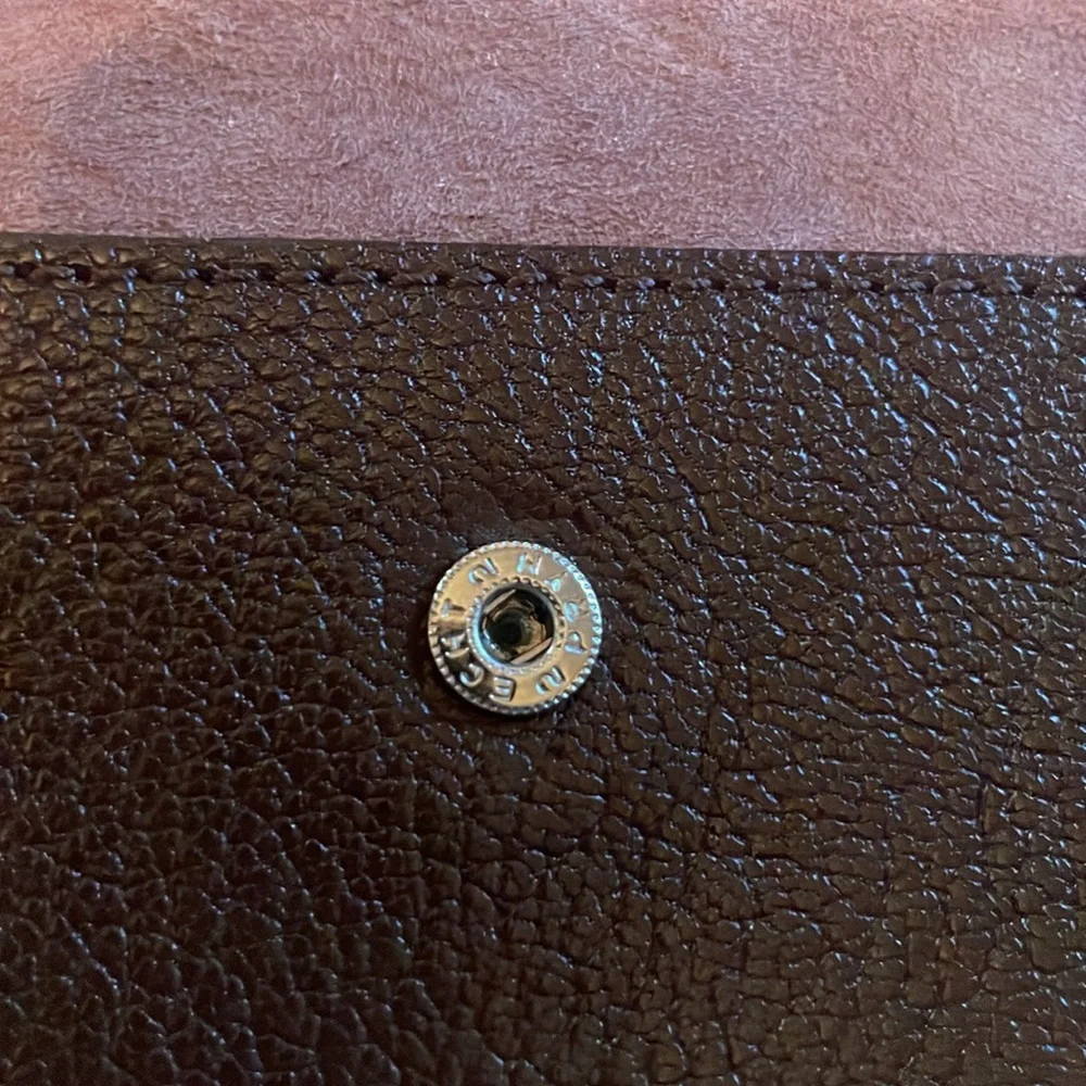 Vintage Echt 2 Prym Envelope Leather Wallet🖤